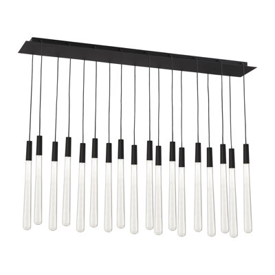 Sean Lavin Pylon 18-light dimmable LED crystal light chandelier