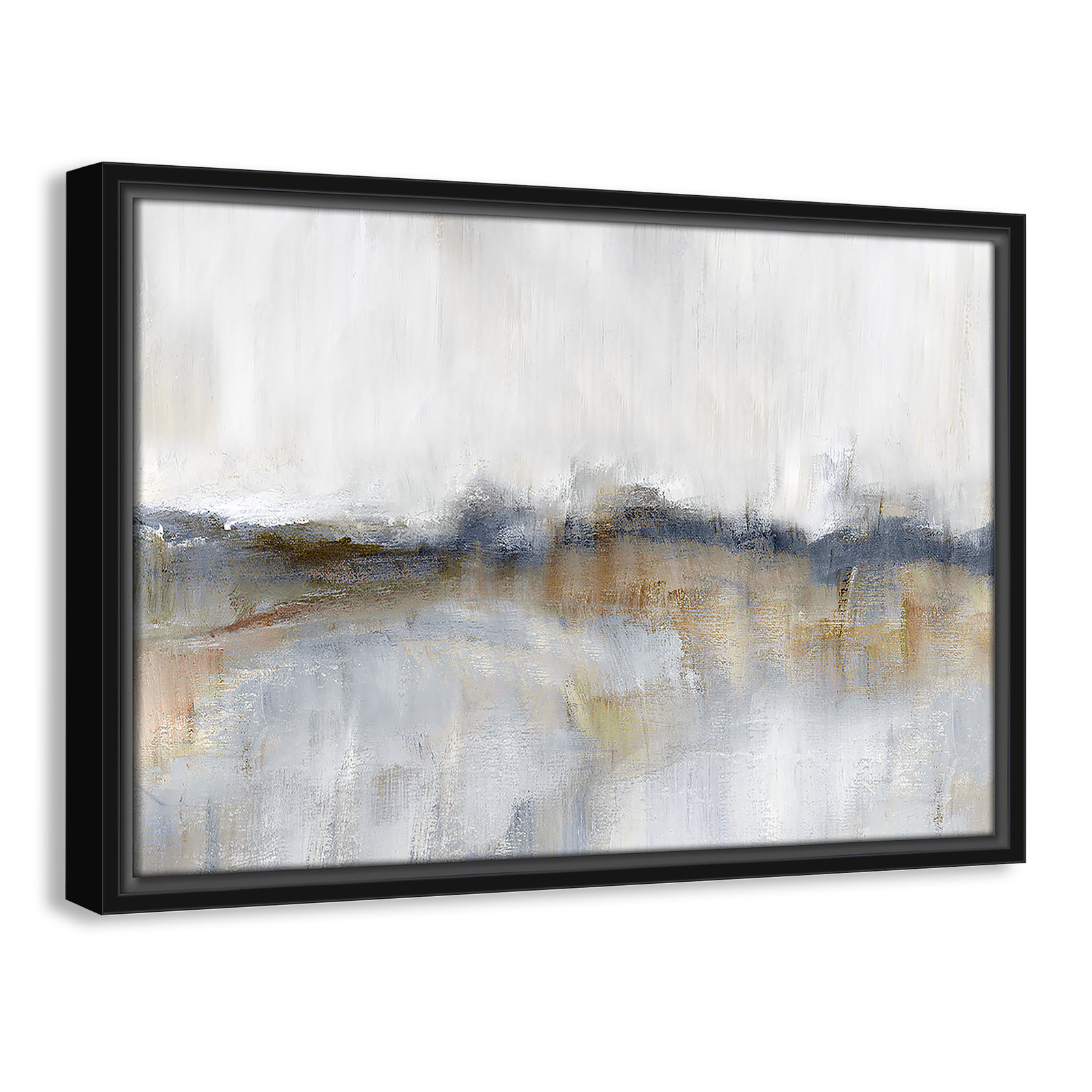 Autumnal Tide Print by Nan, 13.5" H x 19.5" W, Espresso