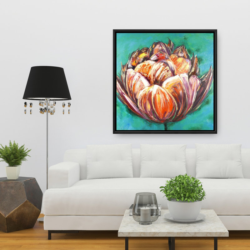 " Abstract Double Tulips Flower "