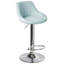 Swivel Upholstered Adjustable Height Bar Stool-553395772