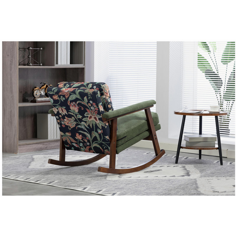 Chaise d'appoint Mid-Century moderne, chaise berçante