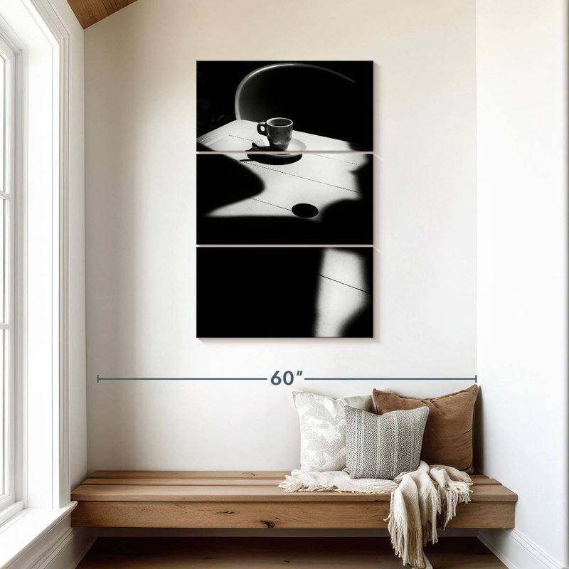 Yarlin BW Coffee Time, 45" H x 28" W