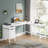 Rocchetto L-Shaped Steel Writing Desk-267182664