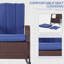 Chaise berçante avec repose-pieds réglable