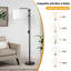 Lampe sur pied réglable avec abat-jour rotatif à 350 °, lampe sur pied à intensité variable pour le salon
