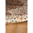 Emanuel Traditional Machine Woven Flatweave Cream and Copper Area Rug with Non Skid Backing-31943114