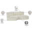 Canapé en cuir 70 po Hollyn-89266499