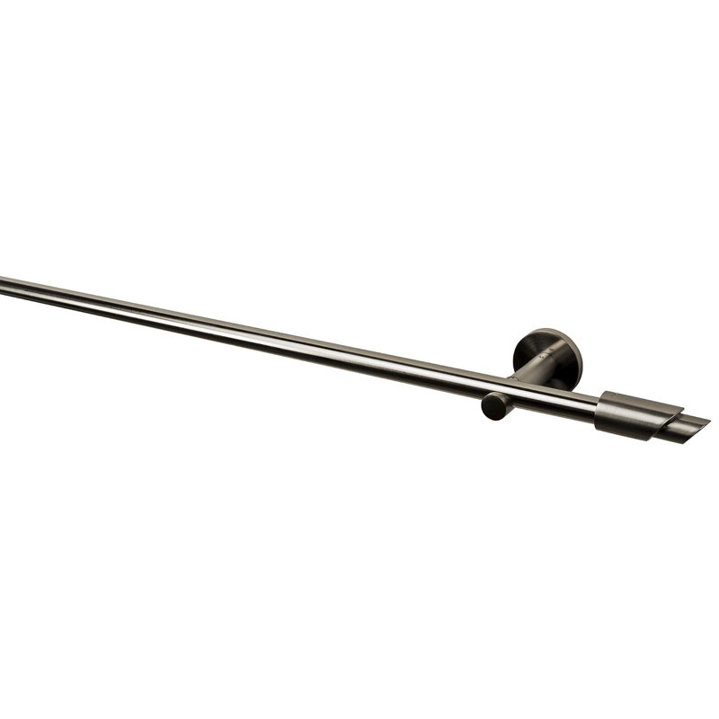 Tringle à rideaux simple Alnetia, H 1,10 po x l 95,00 po x P 2,00 po
