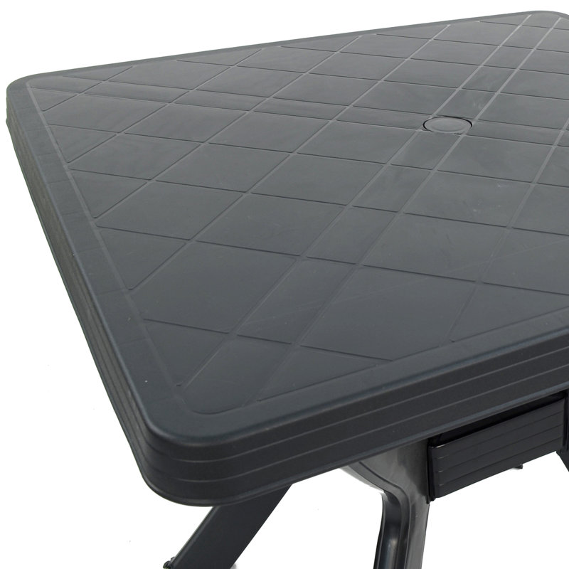 Turin Square Garden Table, Anthracite