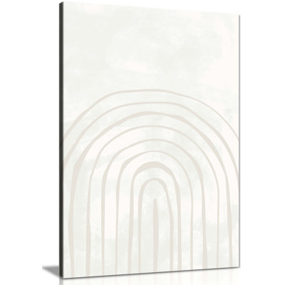 Arch Line Close Up - Wrapped Canvas Print