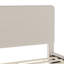 Lit plateforme tapissier avec tête de lit passepoilée Martha Stewart Britta-97967477-97967476