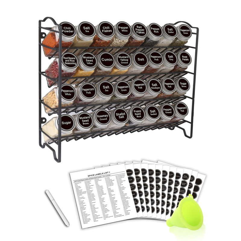 Spice Jar & Rack Set