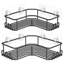 Lobel Adhesive Stainless Steel Shower Shelf-2103806476