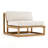 Upholstered U-Shaped Sectional Symmetrical