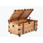 1 table basse en bois massif avec rangement Korin-1328973679