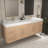 70.8" Wall-Mounted Double Bathroom Vanity Set-98420084