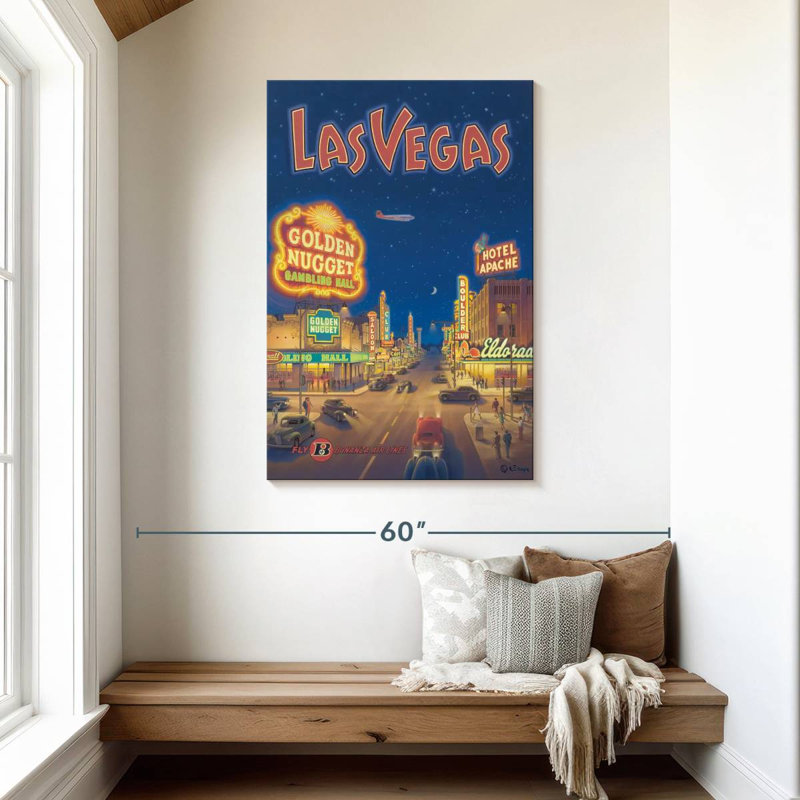 Sireci Las Vegas Nevada, 45" H x 30" W