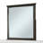 Zenobia Walnut 40 In W X 40 In. H Transitional Square Solid Wood Framed Mirror