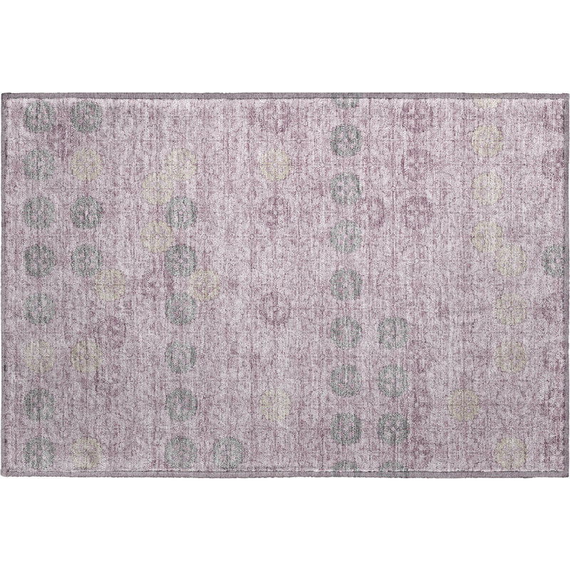Premium Machine Washable Xamiera AMF1855 Geometric Rug, Rectangle 1'8" x 2'6"