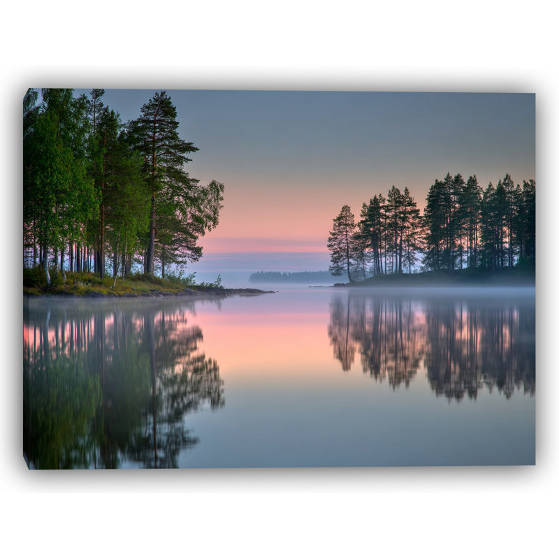Wrapped Canvas Print - Twilight Reflections, 36" H x 48" W
