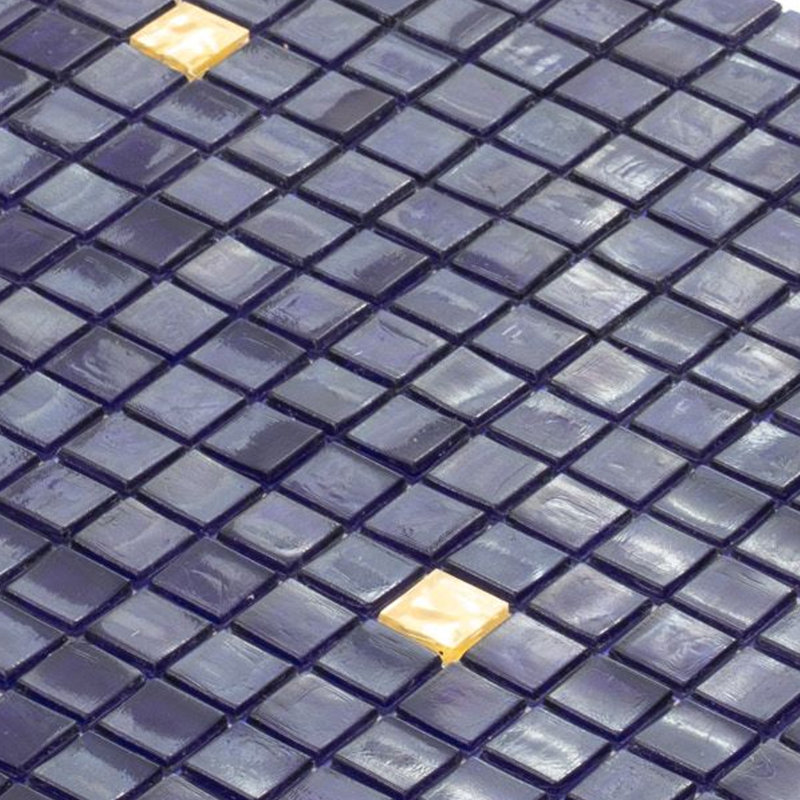 Mingles 0.6" x 0.6" Glass Mosaic Grid Wall & Floor Tile