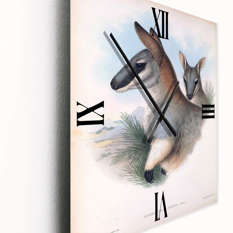 Horloge murale kangourou, Grand