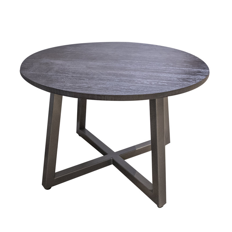 Table de cocktail Mikel, Brun foncé, Bronze
