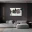 Art mural en verre épique «Winter Barn 2» par Annie Warren, 36 po x 24 po-775878659