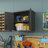 Wall-Mounted Tool Storage Cabinet With 2 Locking Door
