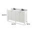 Ensemble de meuble-lavabo double 59,5 "Barkley-279045625
