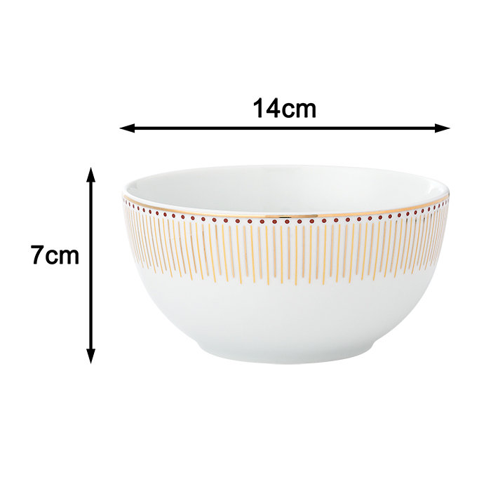 Waterside 12pc Gold Radiance Porcelain Dinner Set