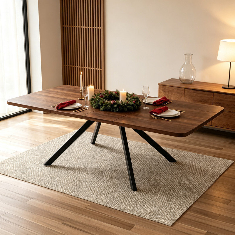 240.01 cm Extendable Dining Table