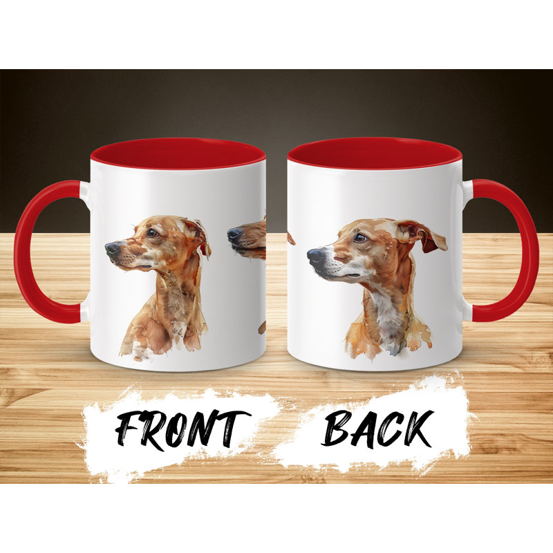 Ceramic Coffee Mug, 1, Red
