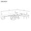 Ensemble de canapé modulaire d'extérieur avec tables basses gigognes rondes et canapé avec coussins pour patio, porche et jardin-1321666866