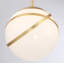 Luminaire suspendu sphère 3 lumières Porphyrion