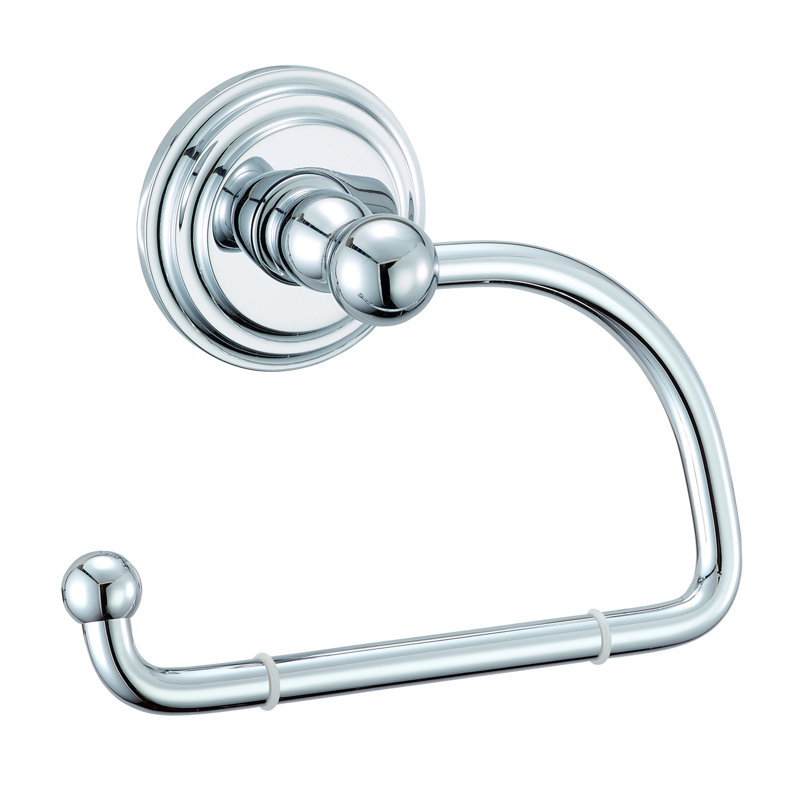 Porte-papier hygiénique ouvert mural Clairview, Chrome poli