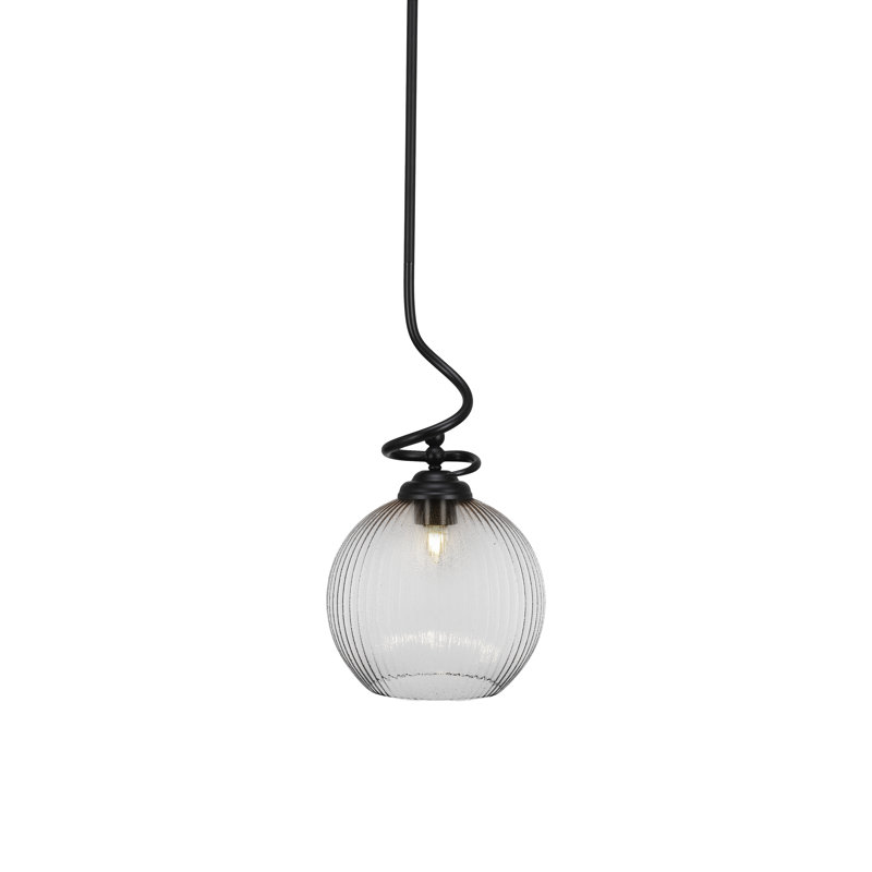 Capri Stem Hung Pendant, Brushed Nickel