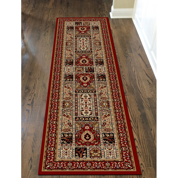 Weisgerber Oriental Red/Beige Indoor Area Rug