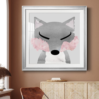 Renard - peinture encadrée