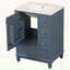 Meuble-lavabo élégant avec lavabo en céramique, tiroirs et tablettes pour petits espaces-1894547237