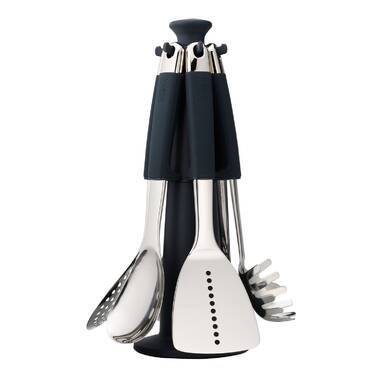 Alessi 5-Piece by Jasper Morrison Assorted Kitchen Utensil Set