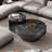 Modern simple round rock table combination-107393339