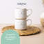 Mikasa Farmhouse Heart Stoneware Mugs, 380ml, White