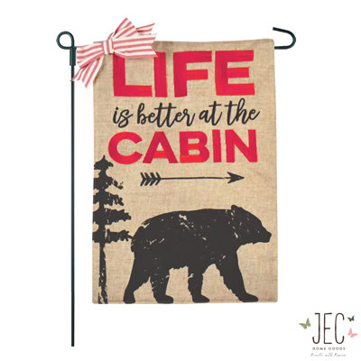 Double Sided 18'' H x 12.5'' W Polyester Garden Flag