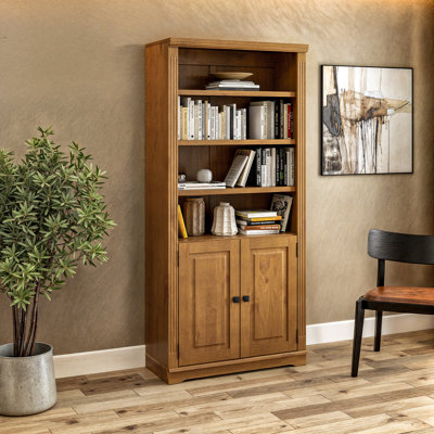 Portland 72" H x 33" W Storage Bookcase