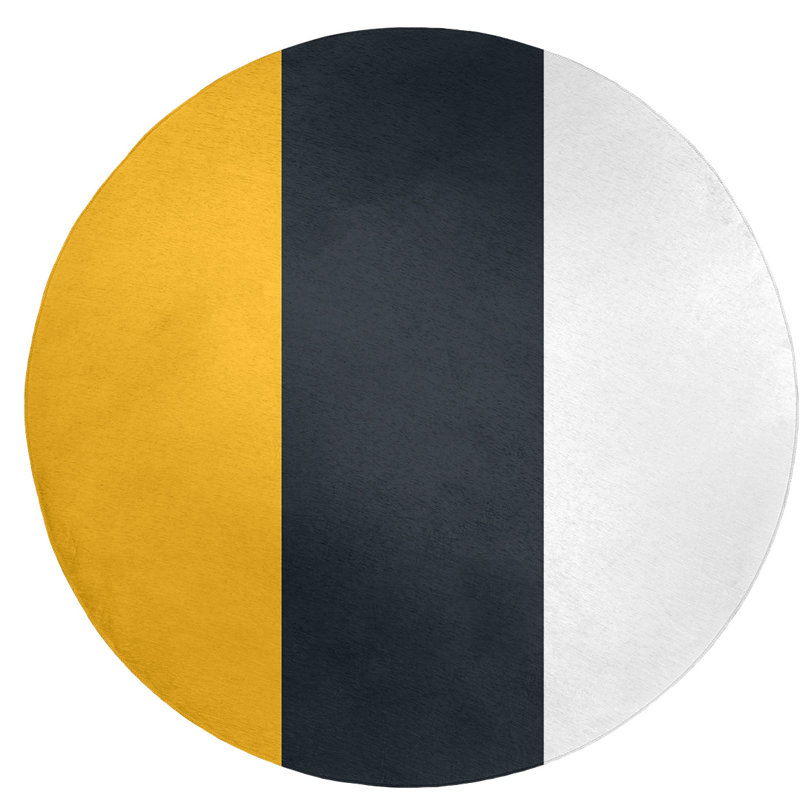 Chenille Indoor Rug, Round 5'
