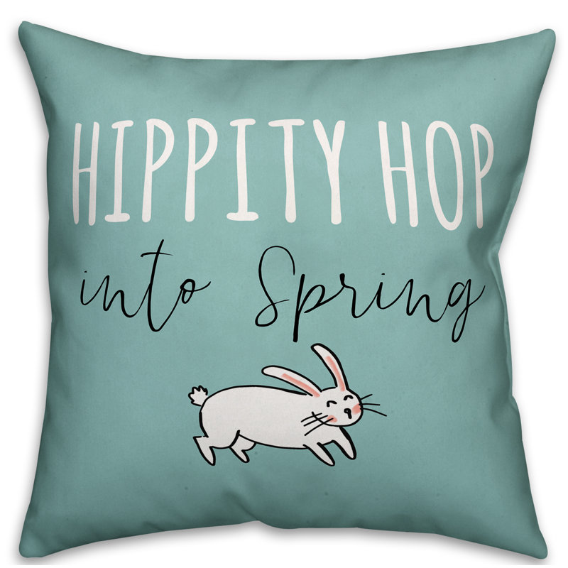  Coussin Hippity Hop Into Spring