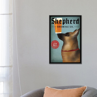 «Shepherd Brewing Co.», impression sur toile tendue