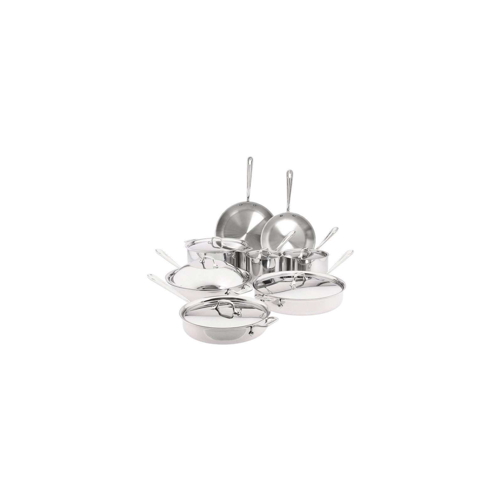All-Clad Stainless Steel 14-Piece Cookware Set