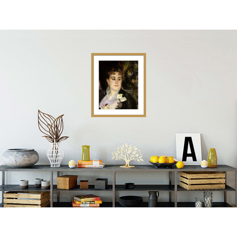 «Madame Georges Charpentier» par Pierre-Auguste Renoir, impression giclée encadrée, H 27,54 po x l 23,5 po